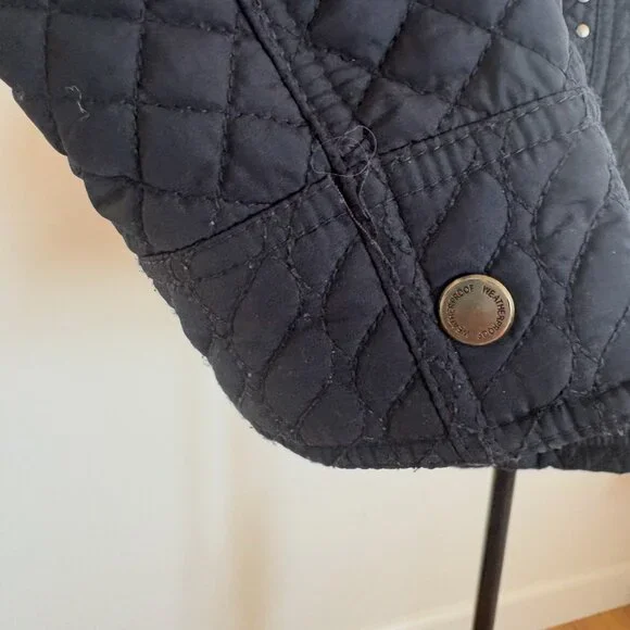 Weatherproof® Women's Size XL Navy Blue Quilted Jacket with Side Stretch - Picture 9 of 16